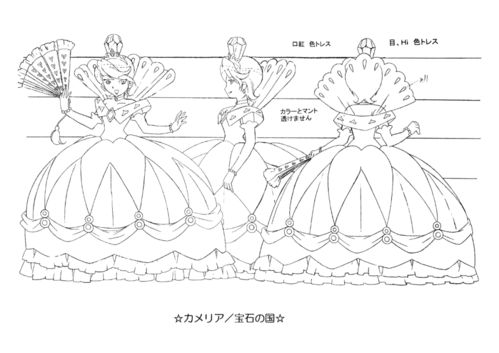 繪畫技能分享 線稿創(chuàng)作第36期——雙子星公主64P解析與繪畫技術(shù)咨詢